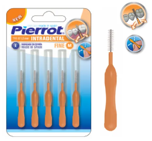 Tăm vệ sinh kẻ răng Pierrot – Fine 1.2mm_5 Chiếc